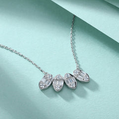 S925 Silver Zircon Choker Necklace