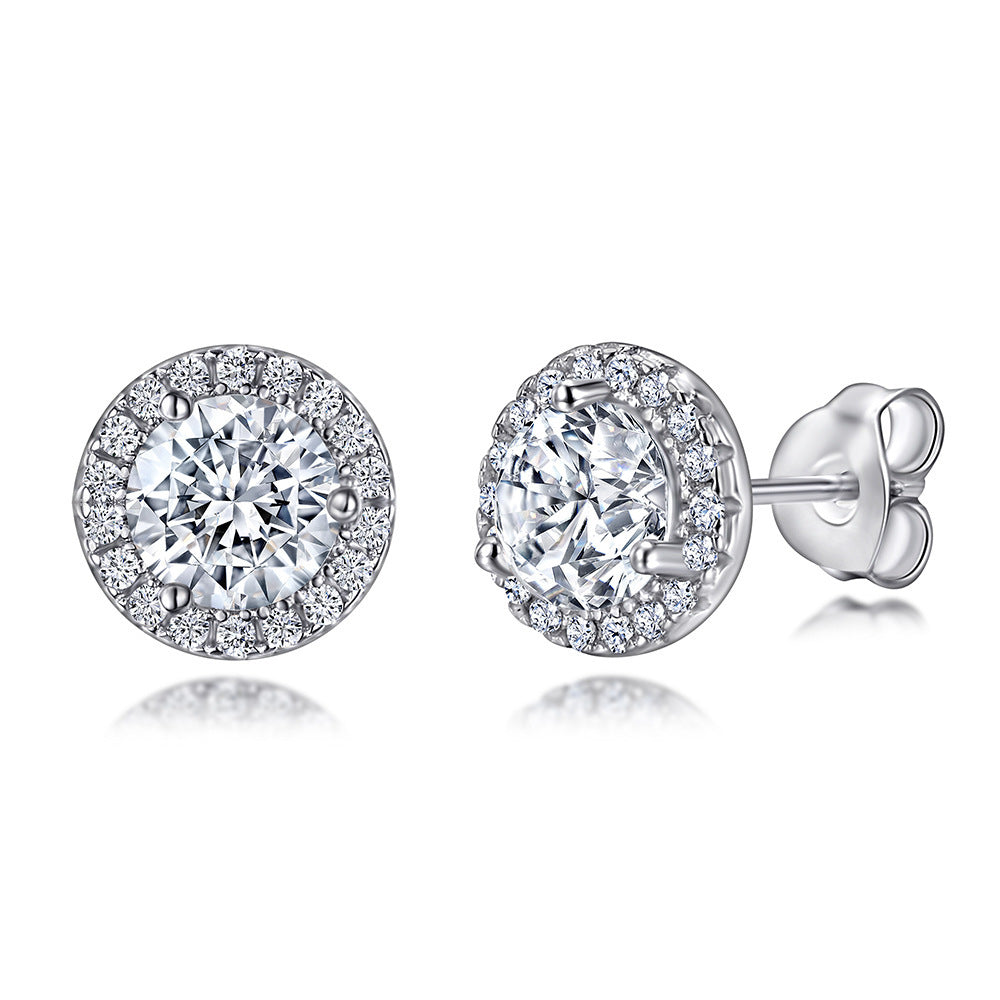 S925 Zodiac CZ Earrings - Birthstone Jewelry