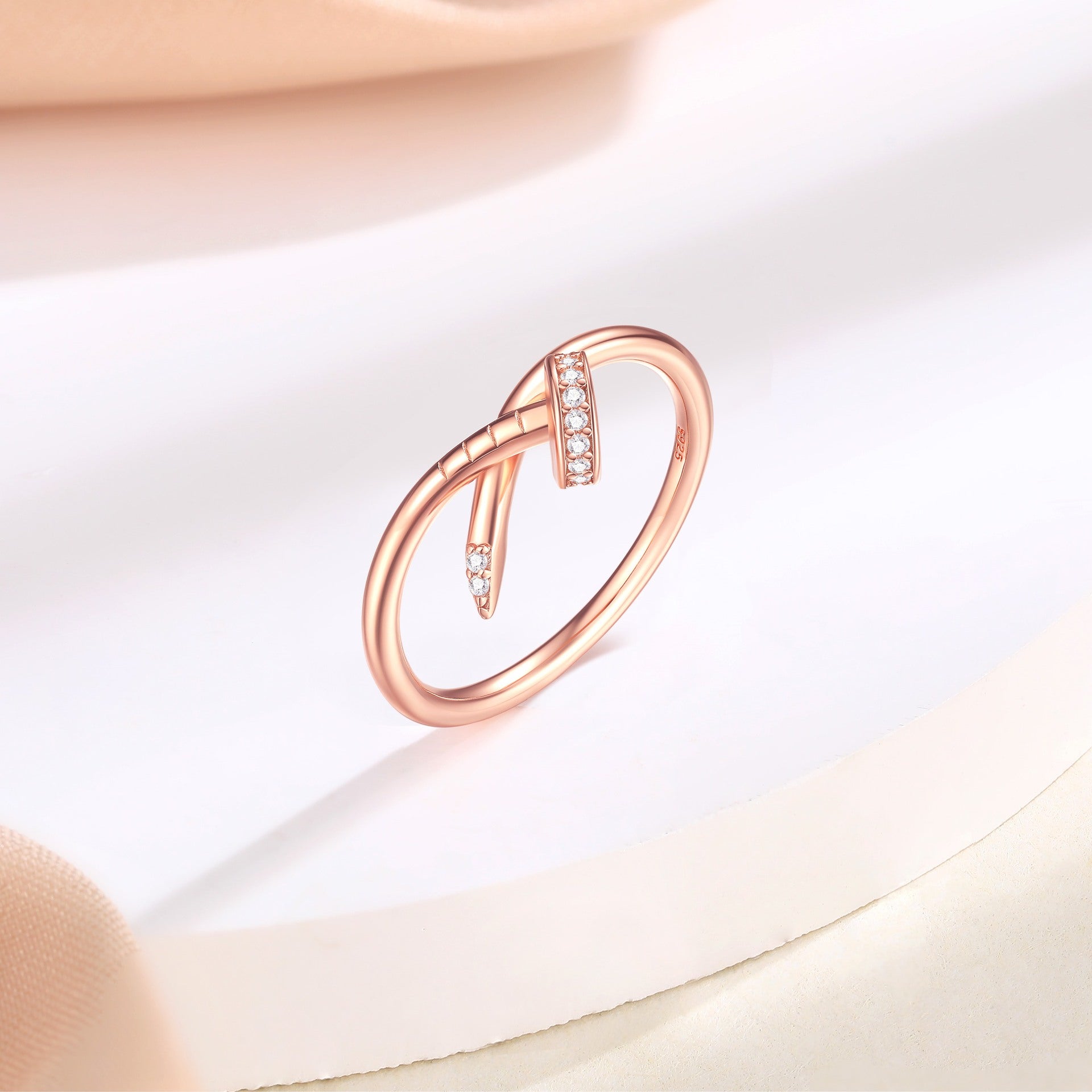 925 Silver Ring Necklace Earrings Set