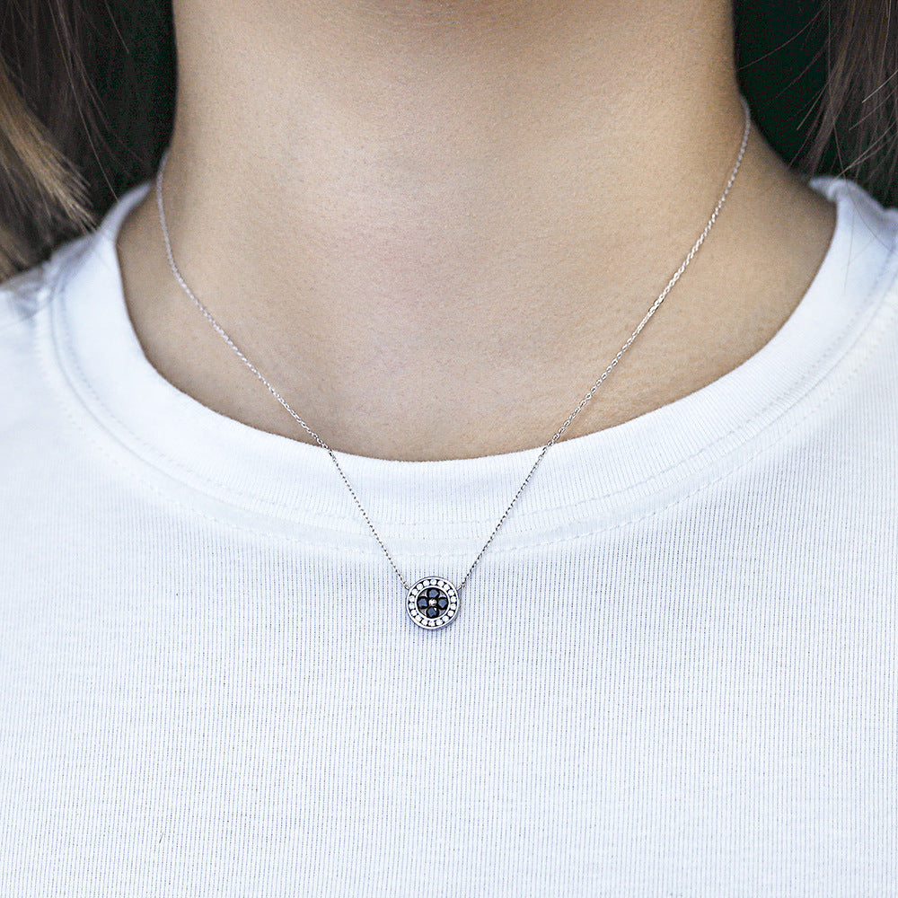 S925 Silver Clover Pendant Necklace