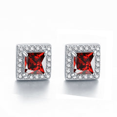 925 Silver Trendy Hearts & Arrows Studs