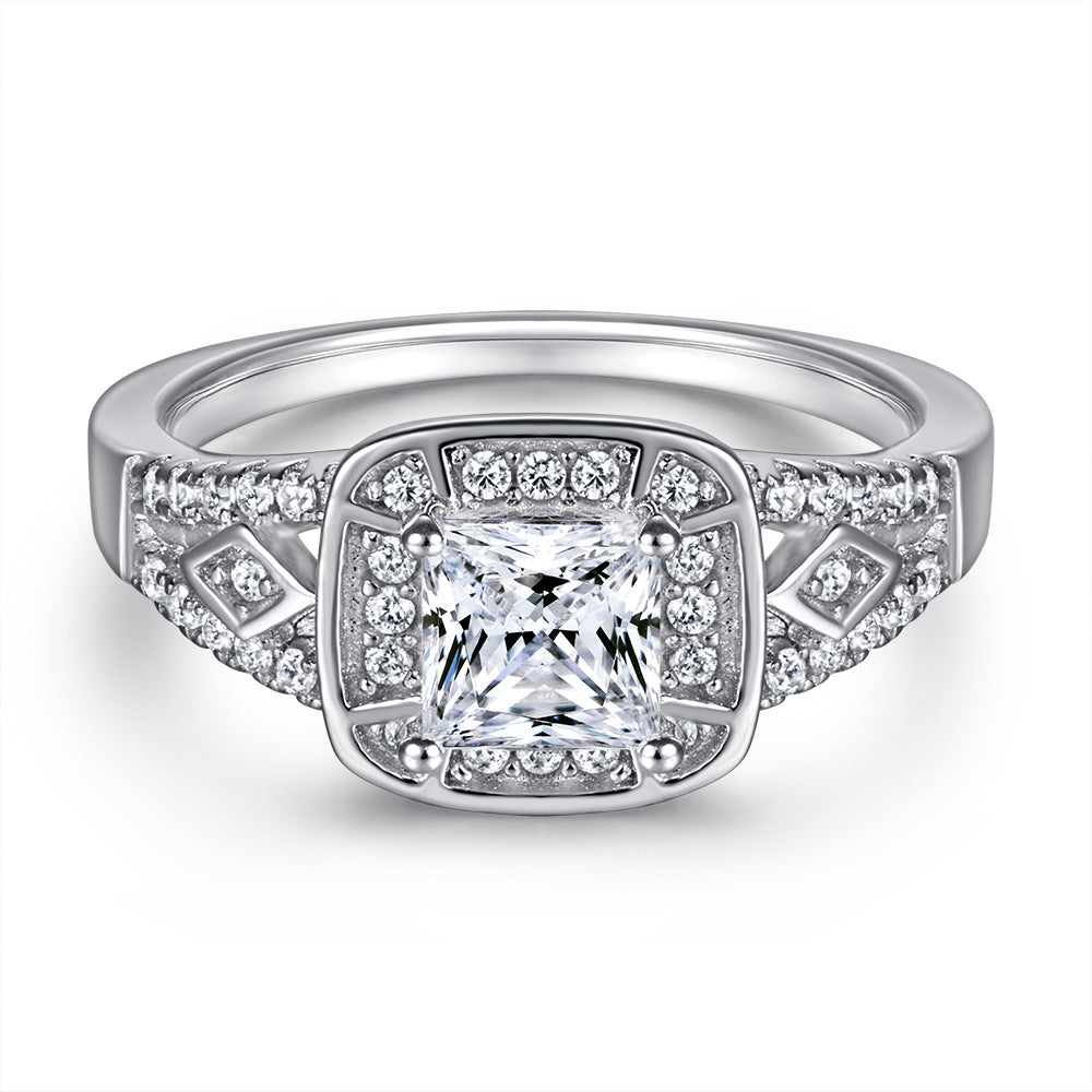 925 Silver Multi Type CZ Ring Set