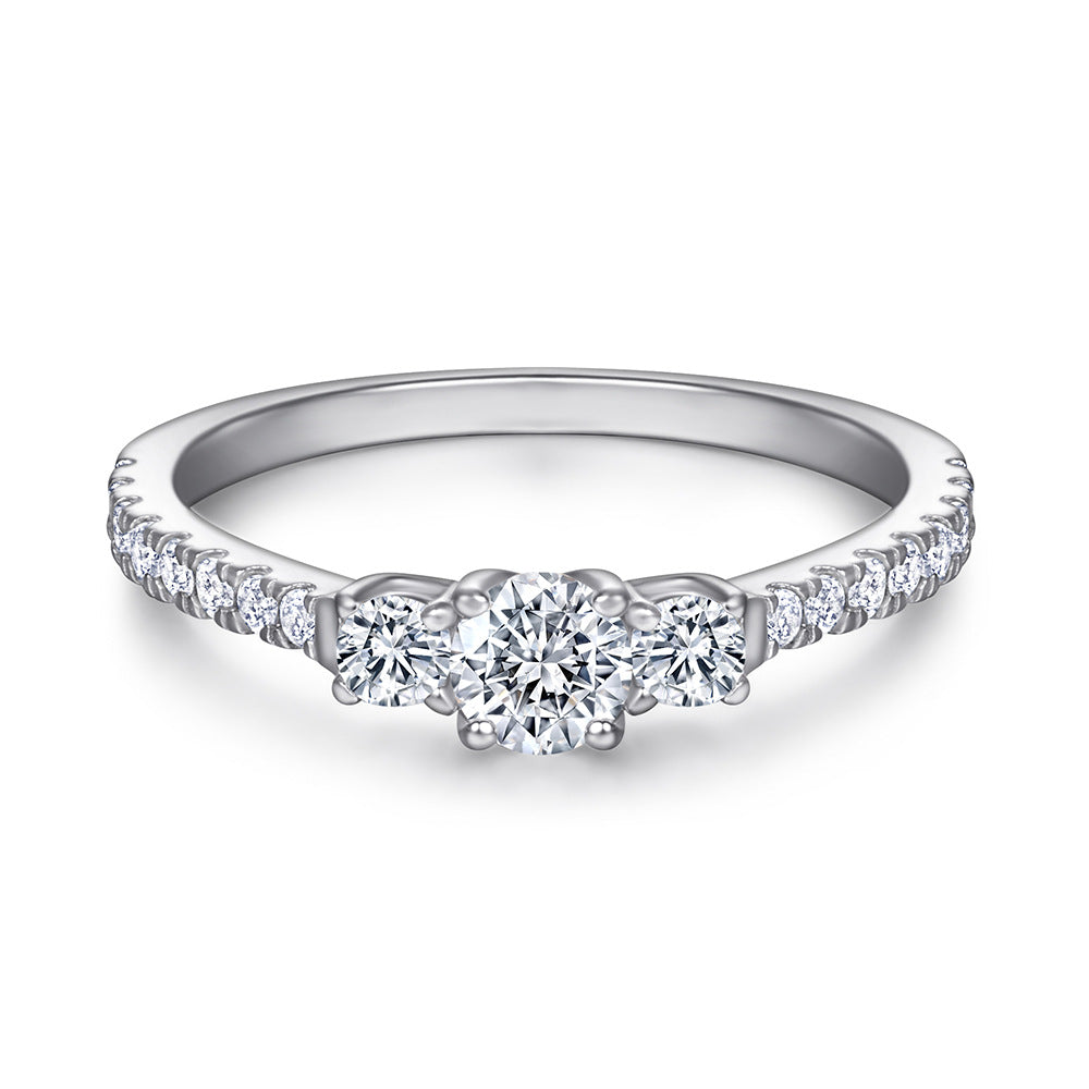 925 Silver Multi  Shaped Ring Set