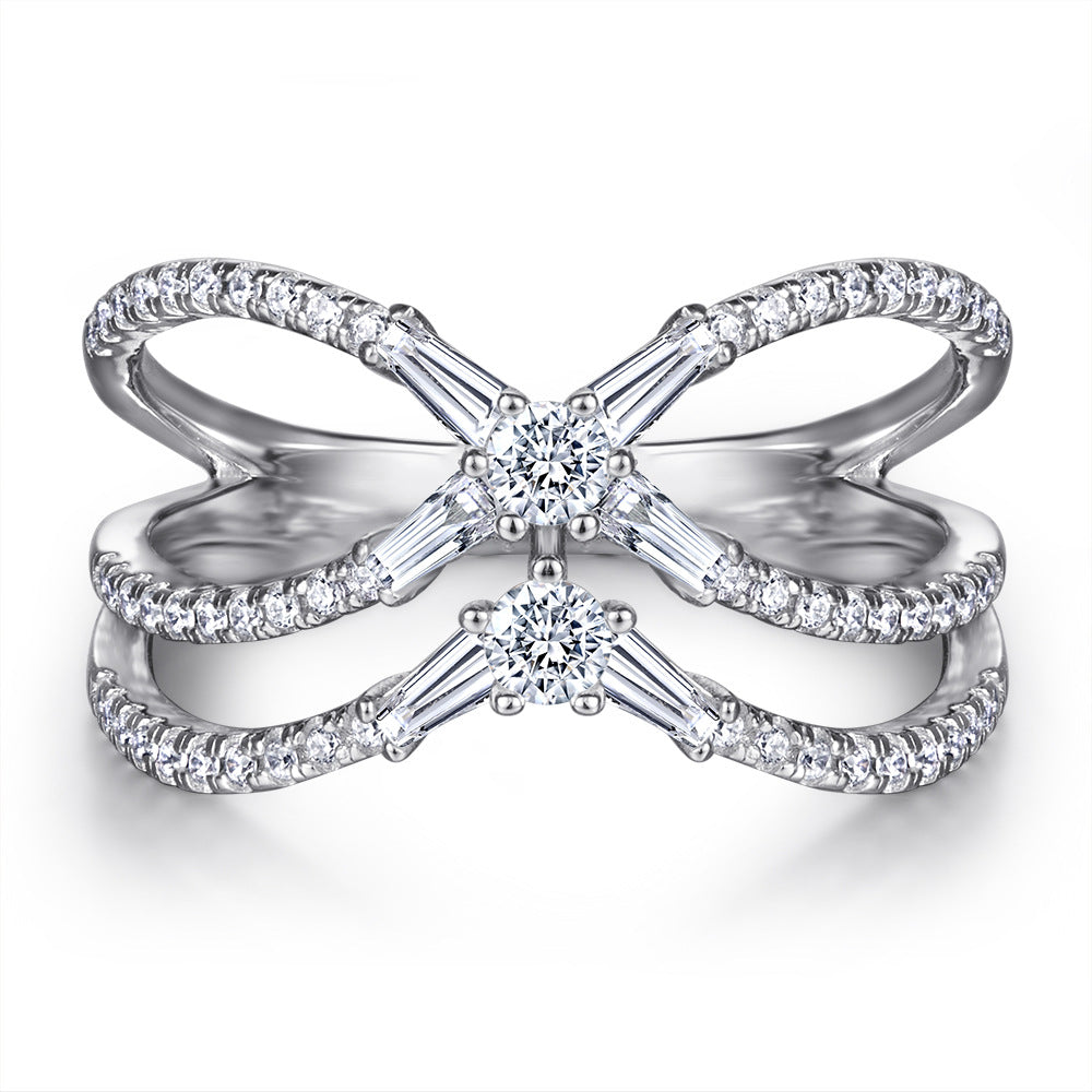 925 Silver Snowflake Earrings Star Necklace Bow Ring