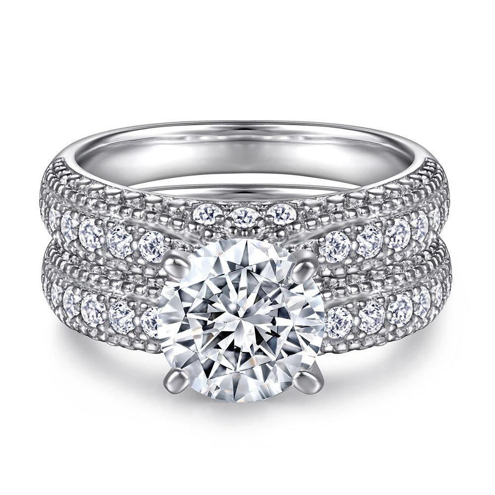 S925 Silver Zircon Multi Style Rings