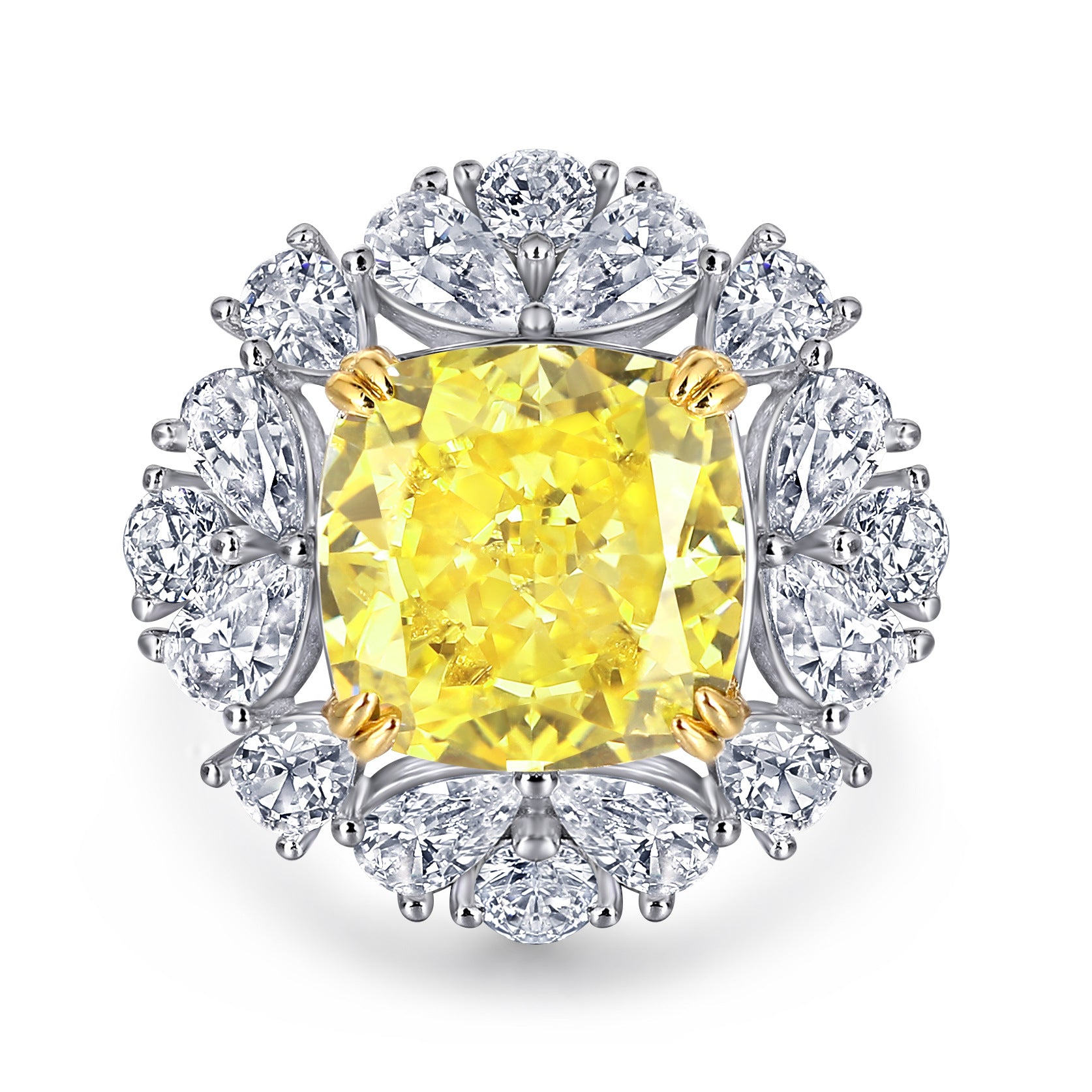 925 Silver Multi Type CZ Ring Set