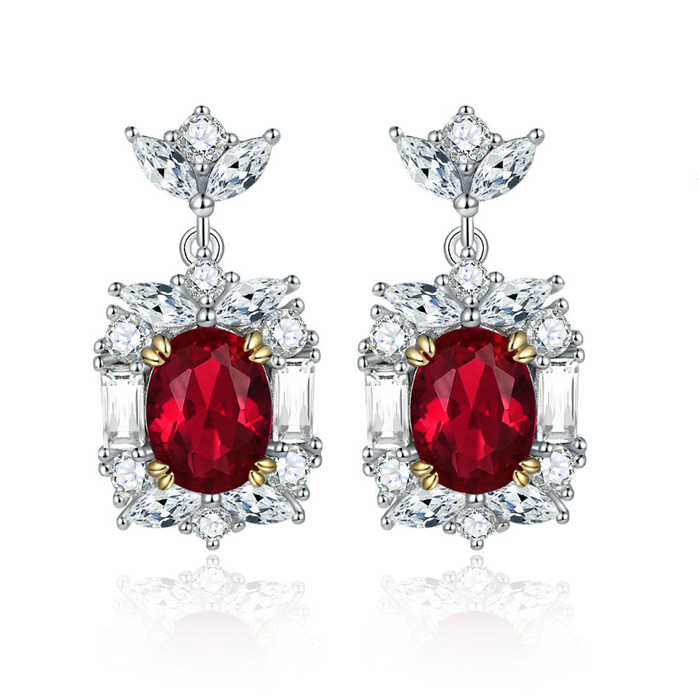 925 Silver Four Symbol Studs