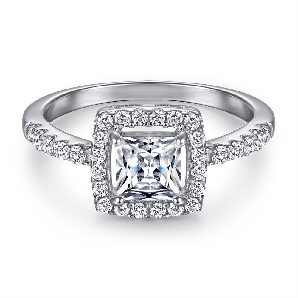 925 Silver Multi Type CZ Ring Set
