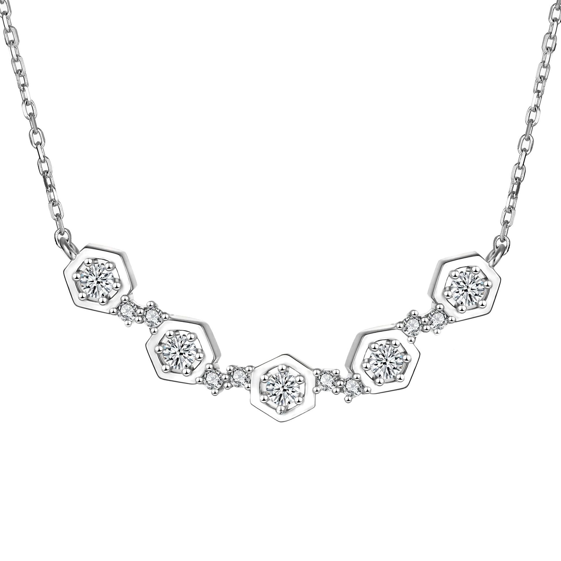 925 Silver Earrings Ring Necklace Bracelet Set