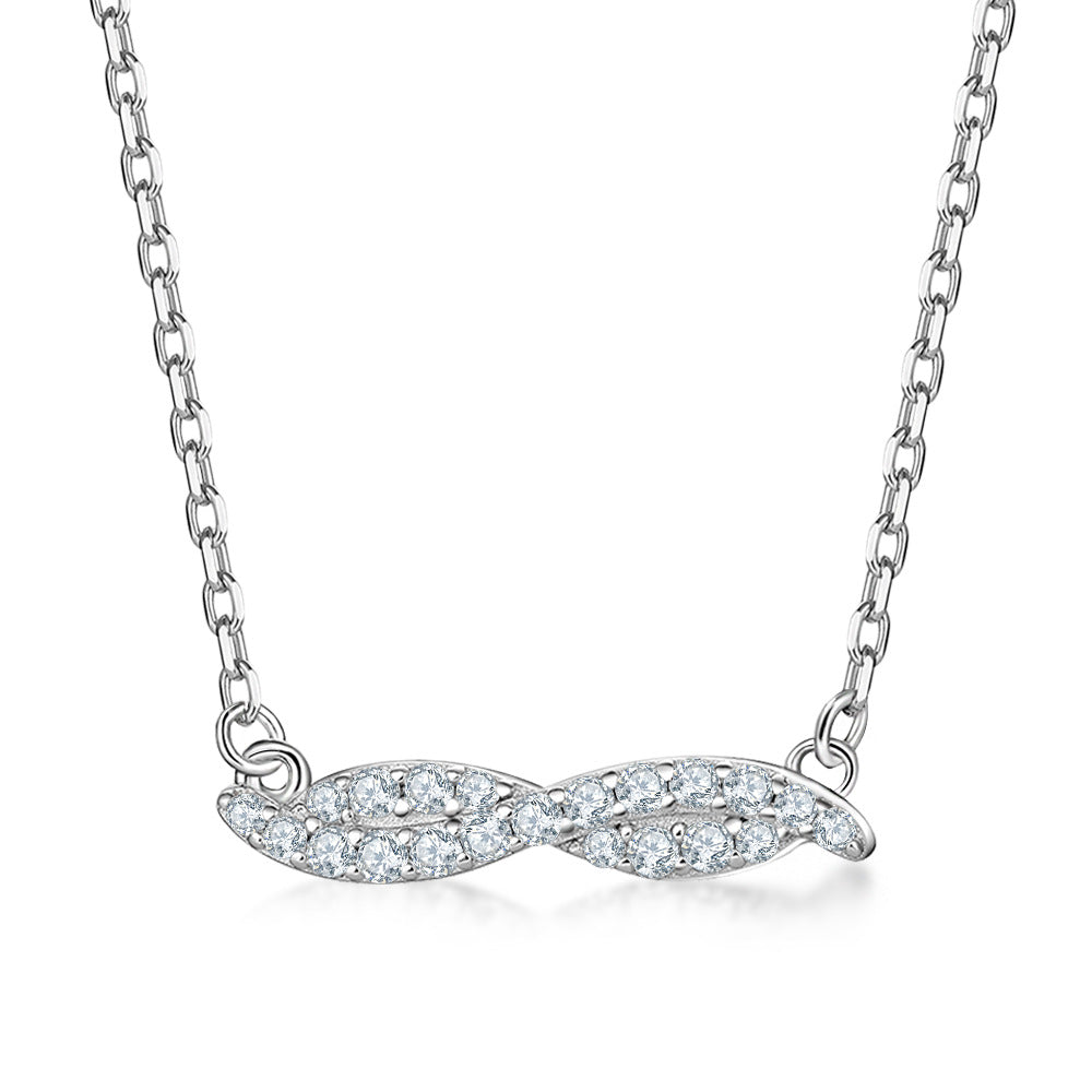 S925 Silver Leaf Pendant Necklace