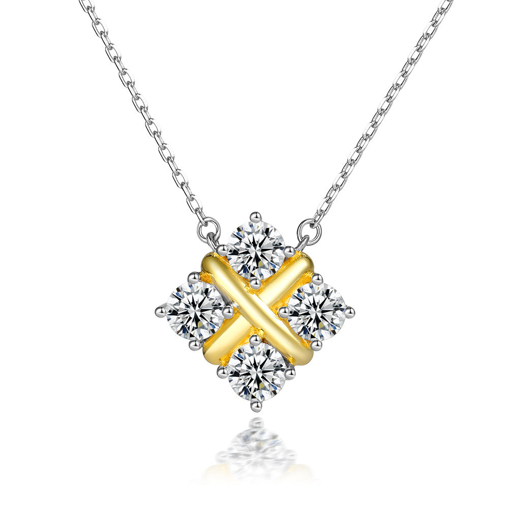 S925 Silver CZ Multi Style Necklace Set