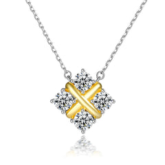 S925 Silver CZ Multi Style Necklace Set