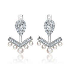 925 Silver Teardrop Shell Pearl