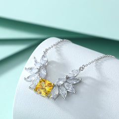 S925 Silver Angel Wing Pendant Necklace