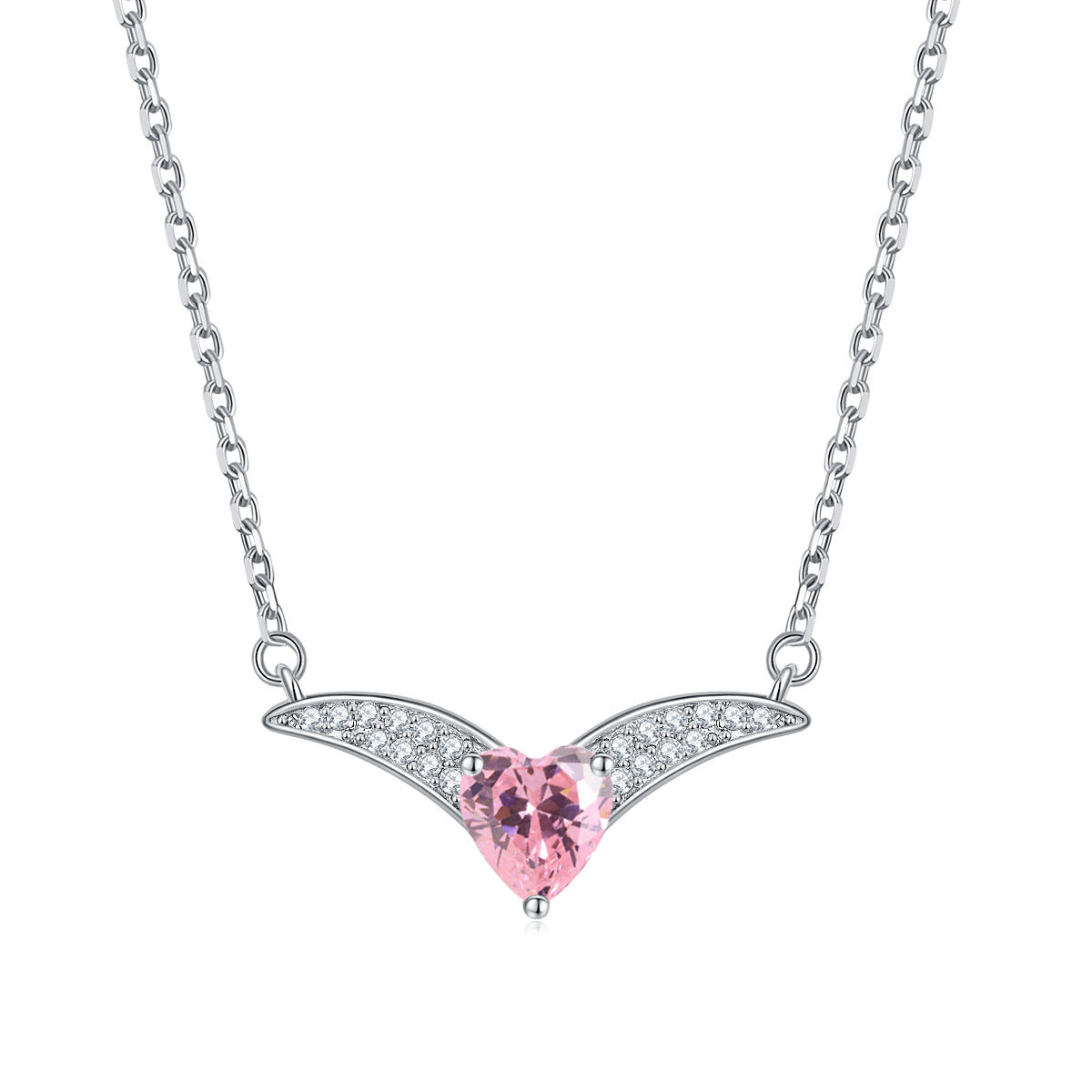 S925 Silver Heart Zodiac Necklace