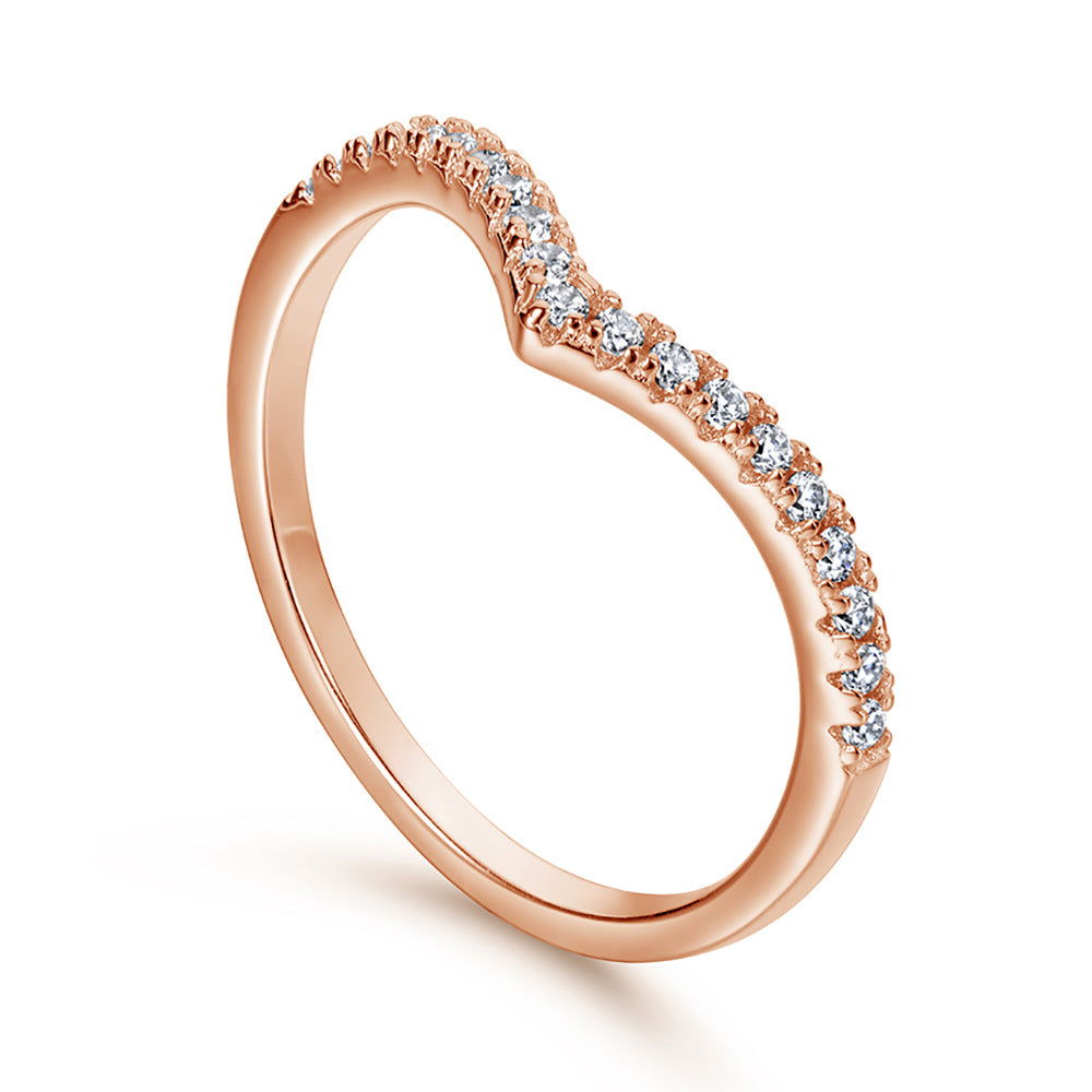 S925 Full Eternity Pinky Ring - Cartier Style