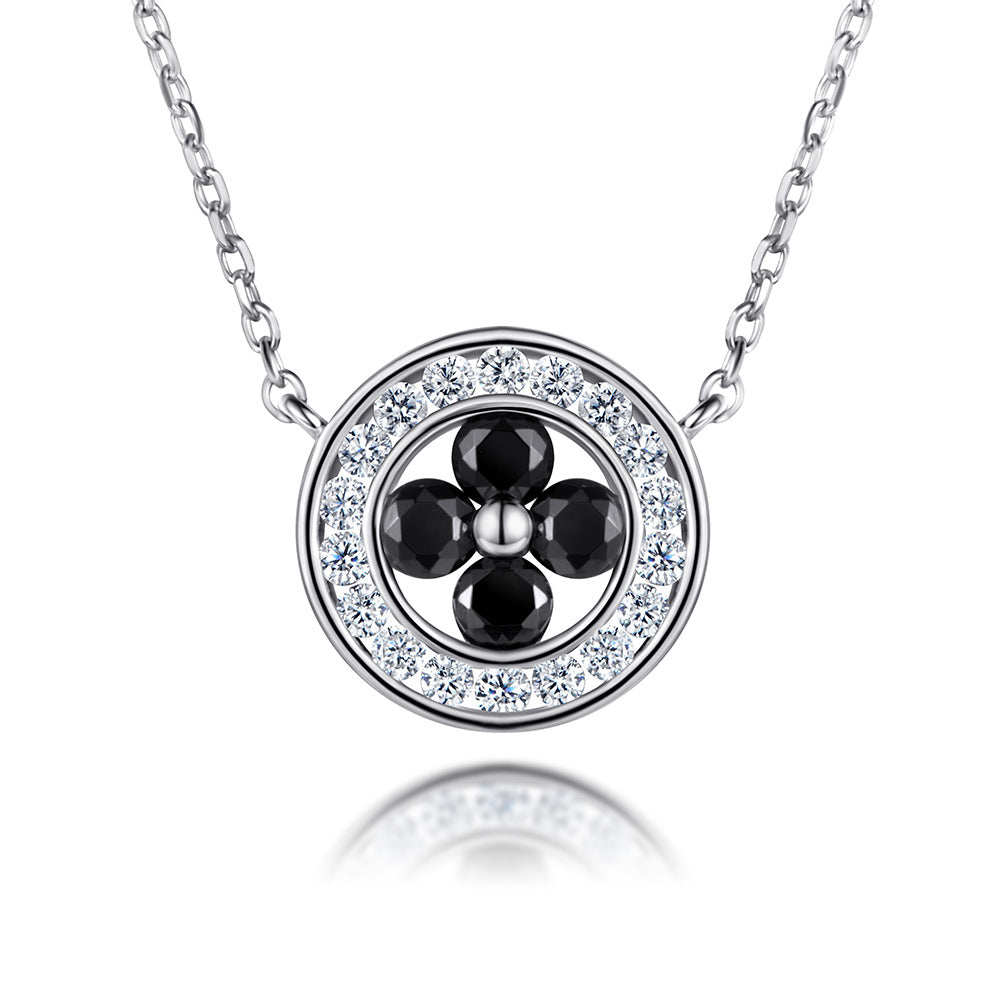 S925 Silver Clover Pendant Necklace