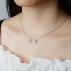 S925 Silver Star Charm Choker Necklace