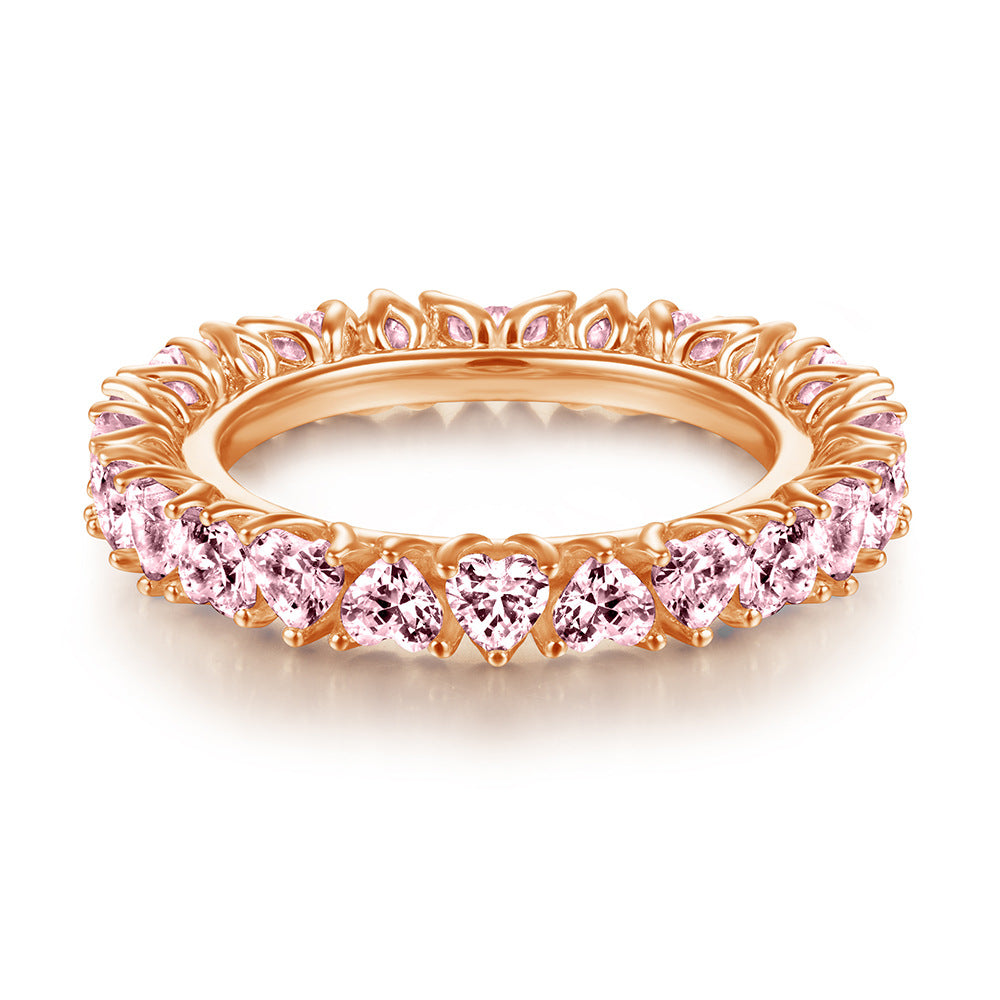 925 Silver Multi type CZ Ring