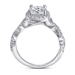 925 Silver Twist Crossover Ring