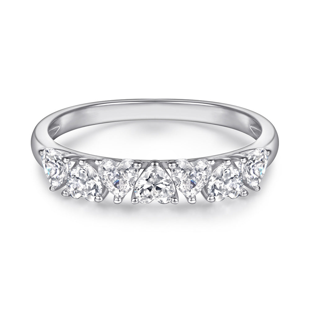 925 Silver Multi type CZ Ring
