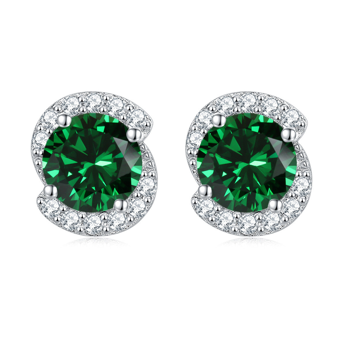 925 Silver Sapphire-Like Zirconia