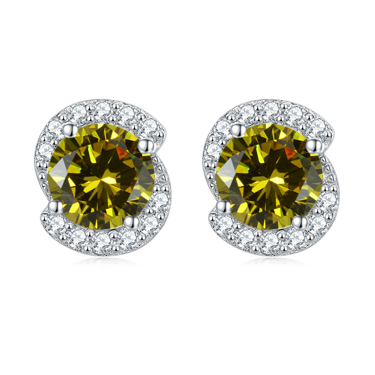 925 Silver Sapphire-Like Zirconia