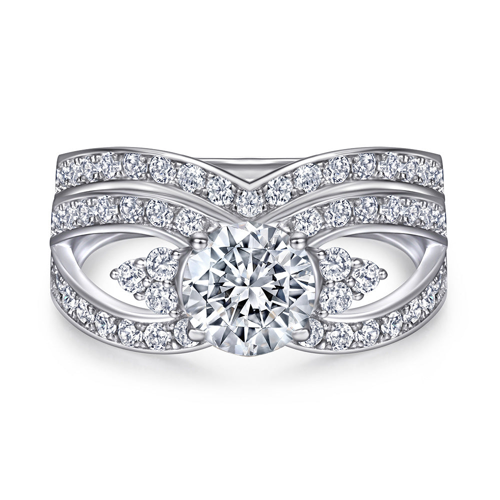 S925 Silver Zircon Multi Style Rings