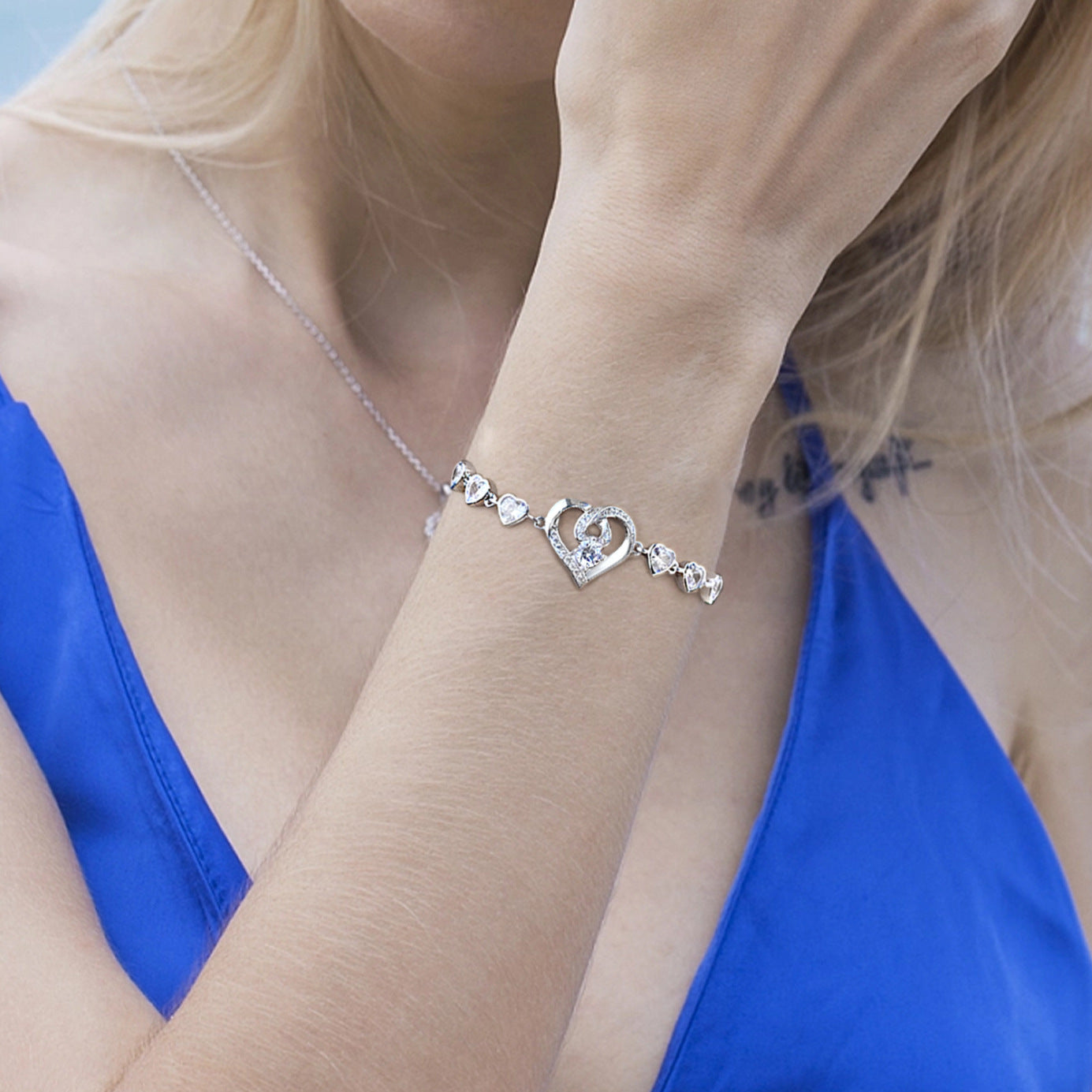 S925 Aquamarine Bracelet - Luxe Gemstone Jewelry